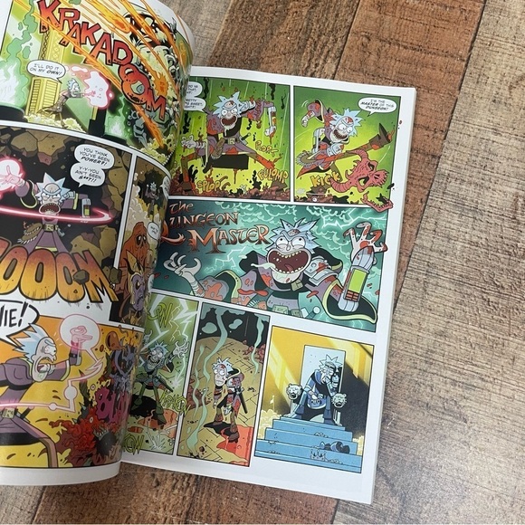NEW Rick and Morty vs. Dungeons & Dragons Paperback Graphic Novel Rothfuss - Picture 3 of 5
